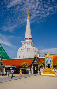 Traditional building against sky