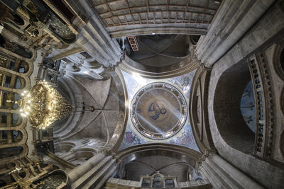 Low angle view of historical building