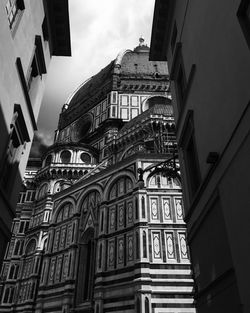 Low angle view of buildings against sky