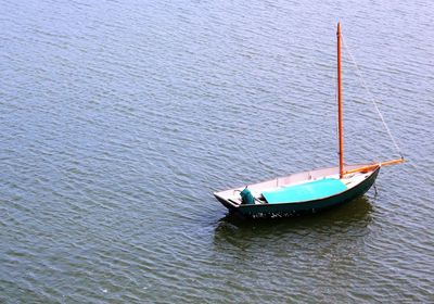 Boats in calm sea