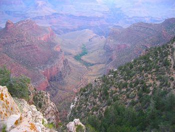 Scenic view of mountains