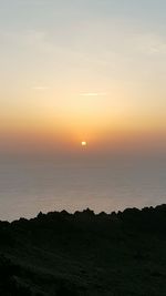 Scenic view of sunset