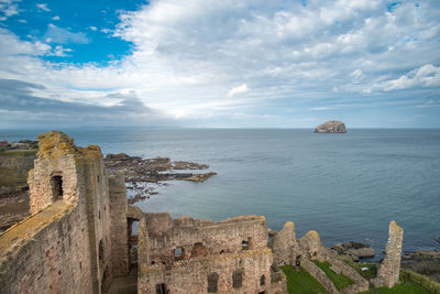 Panoramic view of sea against sky