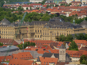 The city of wuerzburg in bavaria