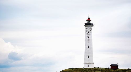 Low angle view of lighthouse