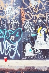 Graffiti on wall