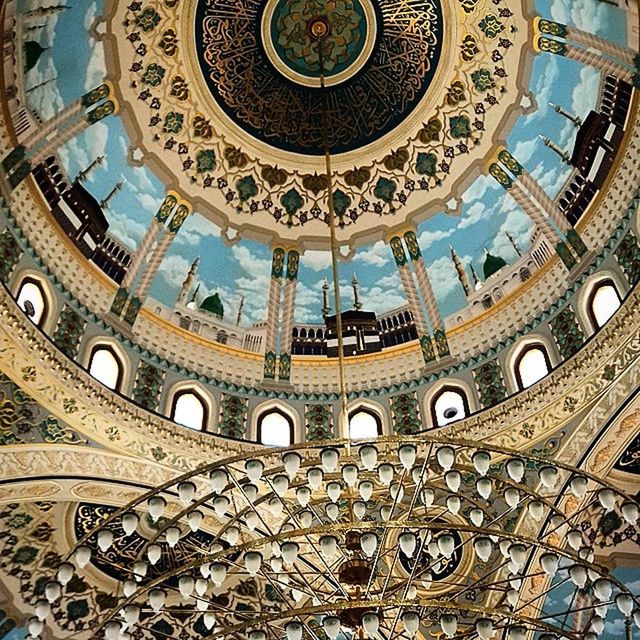 architecture, famous place, indoors, built structure, travel destinations, ornate, international landmark, place of worship, low angle view, tourism, design, dome, pattern, religion, architectural feature, travel, spirituality, capital cities, ceiling, history