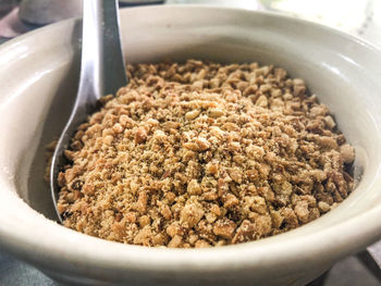 Close-up of food in bowl