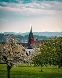 View of church