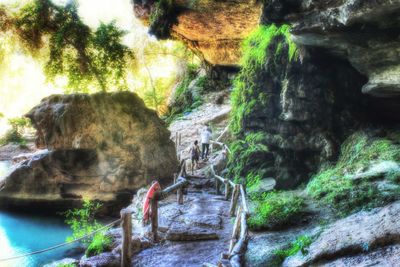 Scenic view of cave