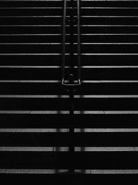 Full frame shot of metal staircase