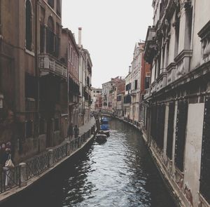 Canal along buildings