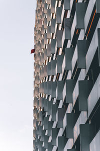 Low angle view of building against clear sky