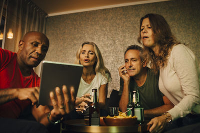 Group of people at restaurant