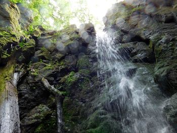 River flowing through rocks