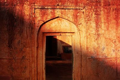 Entrance of old building