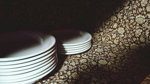 Close-up of food on table