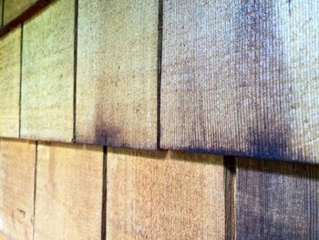 Close-up of wooden plank