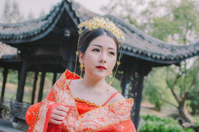 Portrait of a young woman