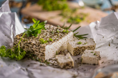 Close-up of food