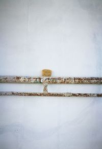 Close-up of white wall