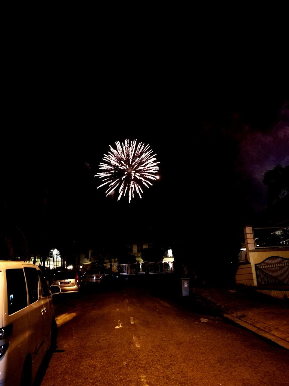 night, illuminated, arts culture and entertainment, celebration, firework - man made object, firework display, ferris wheel, no people, sky, outdoors, motion, architecture, firework