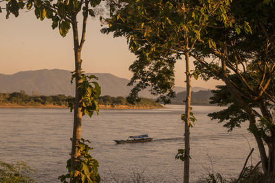 Scenic view of river against sky