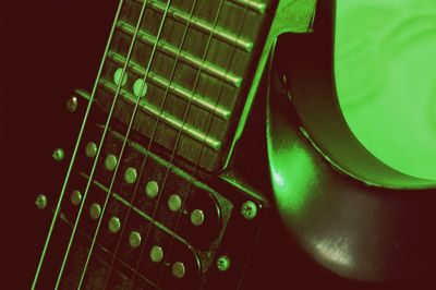 Close-up of guitar