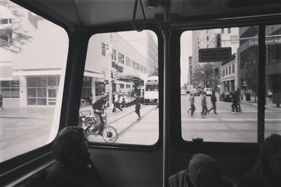 People in bus