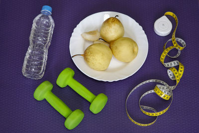Close-up of food on table