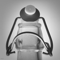 Close-up of object over white background