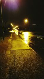 Road at night