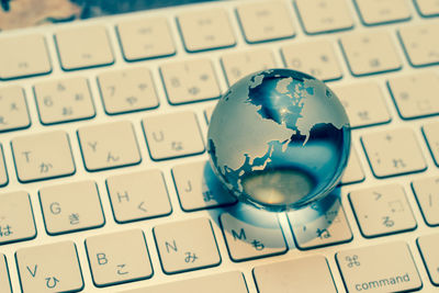 Close-up of computer keyboard