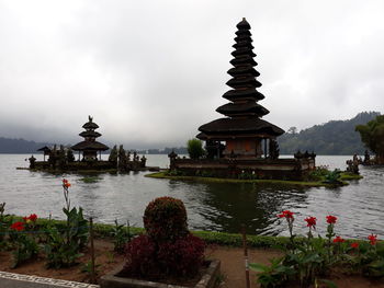 View of temple against sky