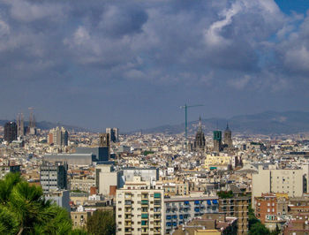 Cityscape against sky