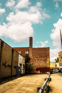 Buildings against sky in city