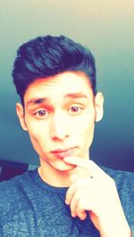 Portrait of young woman