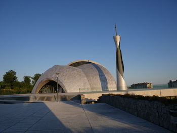 View of building against blue sky