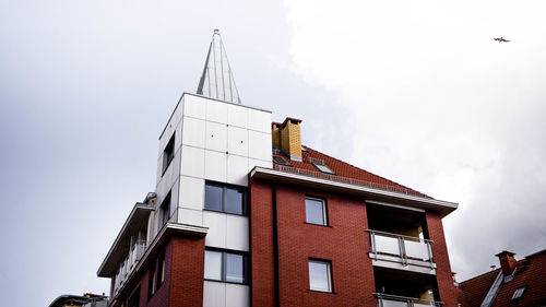 Low angle view of building against sky