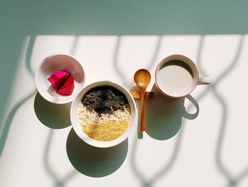 Close-up of food on table