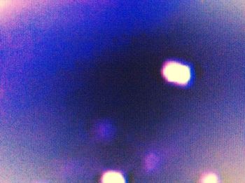 Defocused lights at night