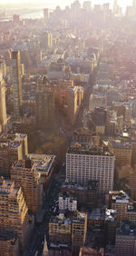 Aerial view of city