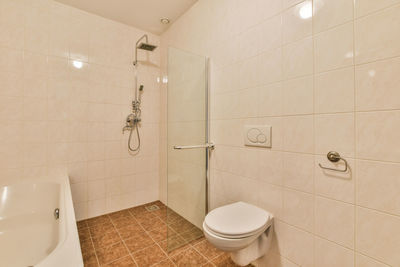 Interior of bathroom