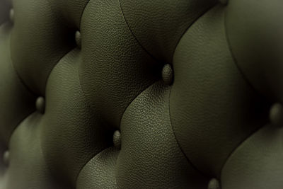 Full frame shot of luxury leather furniture 