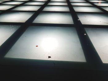 Low angle view of window on wall
