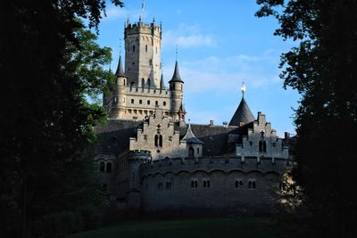 View of historic building against sky