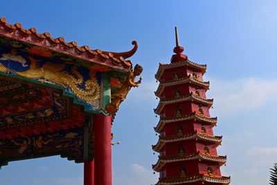 Temple against sky