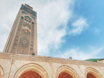 Low angle view of building against sky