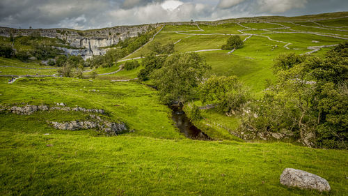 Scenic view of landscape against sky