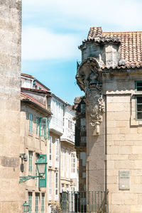 Low angle view of old building